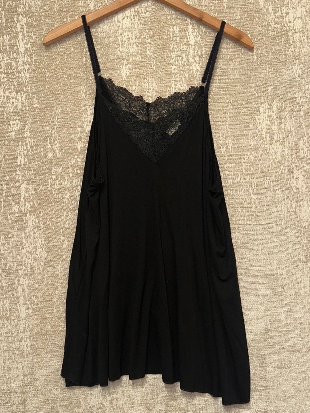 POL Black Lace Tank Top